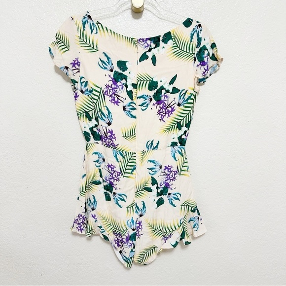 For Love & Lemons tropical floral romper Size XS - Picture 7 of 9